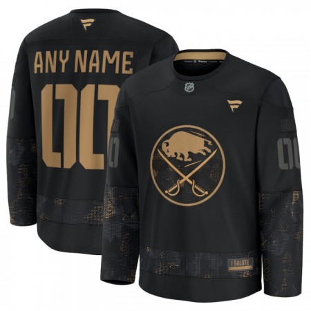 Buffalo Sabres Trikot Custom Fanatics Military Appreciation Practice 2024-25 Schwarz - Herren Buffalo Sabres Trikot Custom Fanatics Military Appreciation Practice 2024-25 Schwarz - Herren